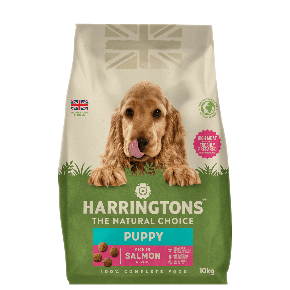 Harringtons Puppy Rich in Salmon & Rice Dry Food - 10kg