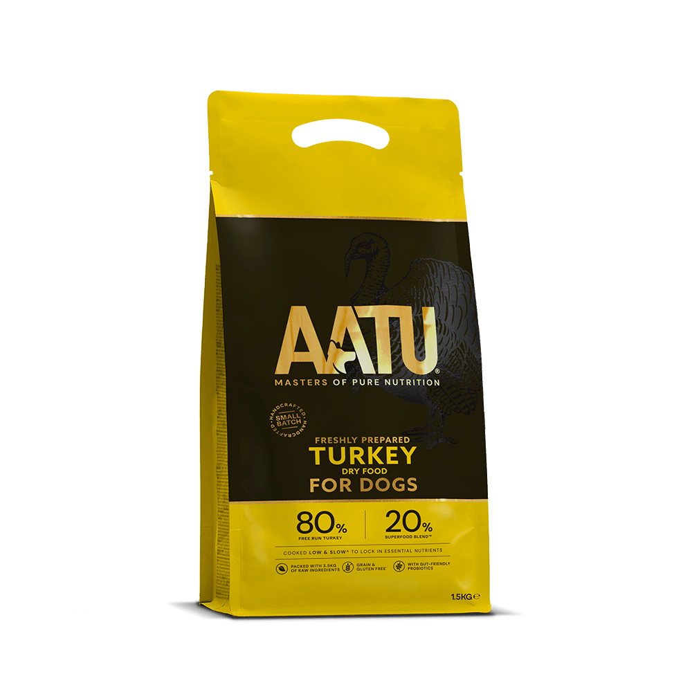 AATU Free Run Turkey Dry Dog Food, AATU, 1.5kg