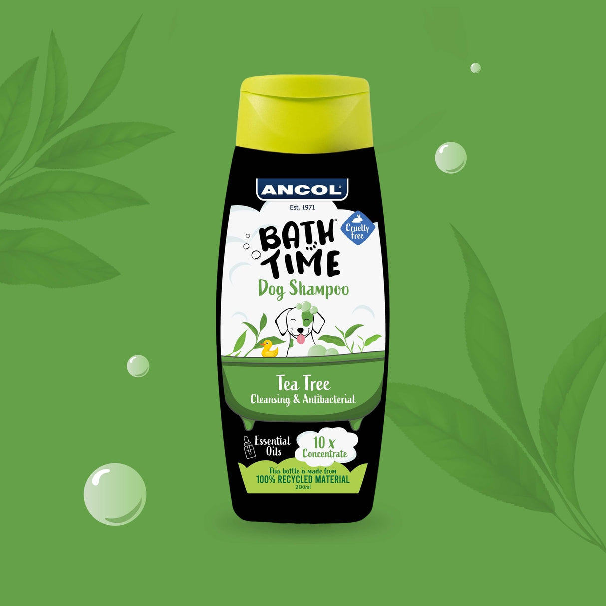 Ancol Dog Shampoo Tea Tree - 6 x 200ml, Ancol,