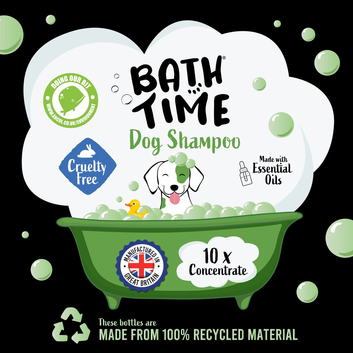 Ancol Puppy Shampoo Pure & Mild - 6 x 200ml, Ancol,