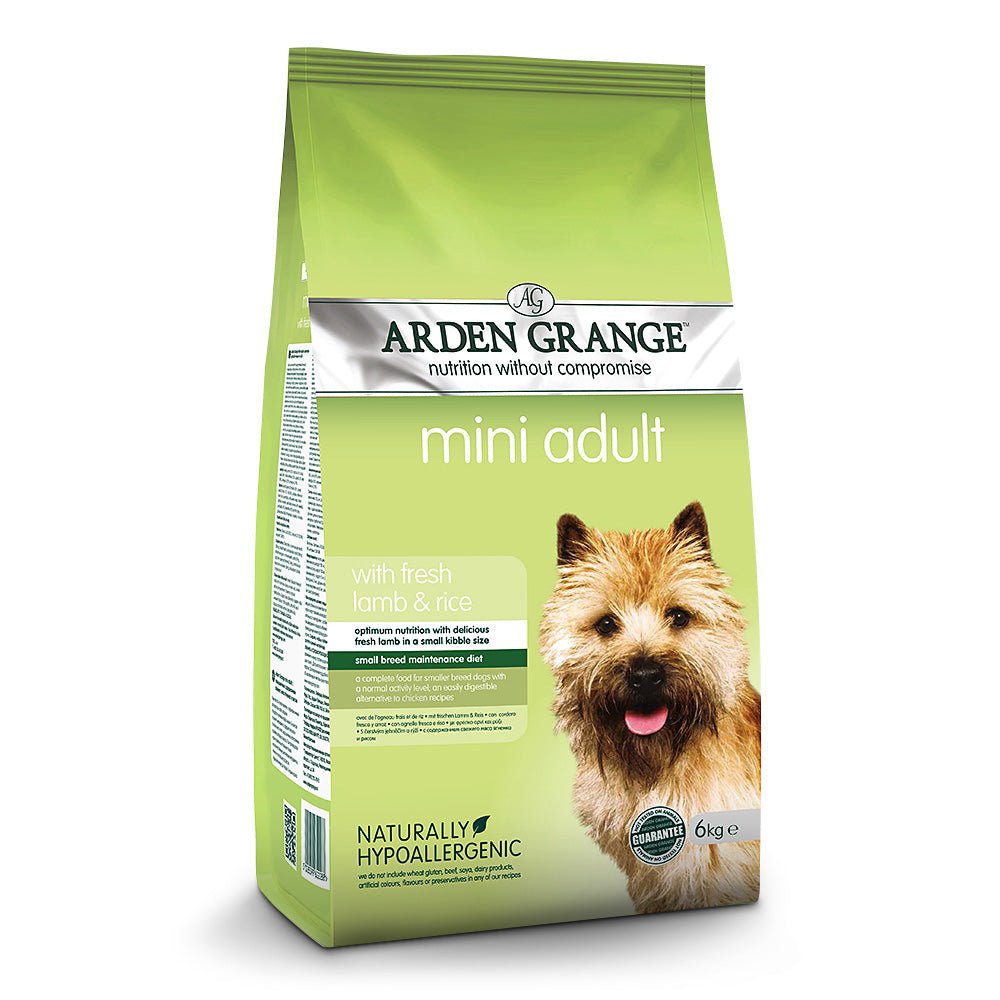 Arden Grange Mini Adult Dog with Lamb & Rice Dry Food, Arden Grange, 6 kg