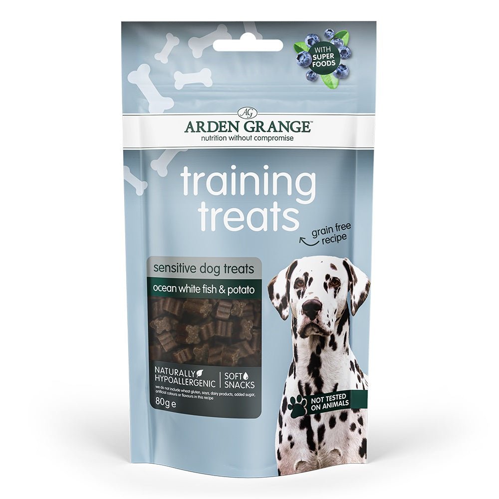 Arden Grange Training Treats Sensitive Fish Superfoods - 10 x 80g, Arden Grange,