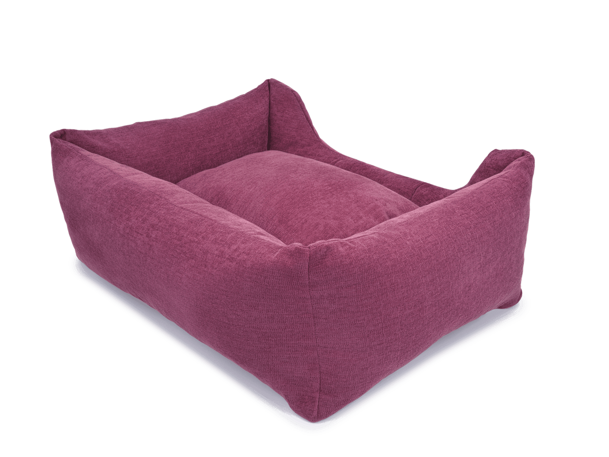 Baker & Bray The Ultimate - Rhubarb Red, Eco Orthopaedic Luxury Dog Bed, Baker & Bray, L (100cm)