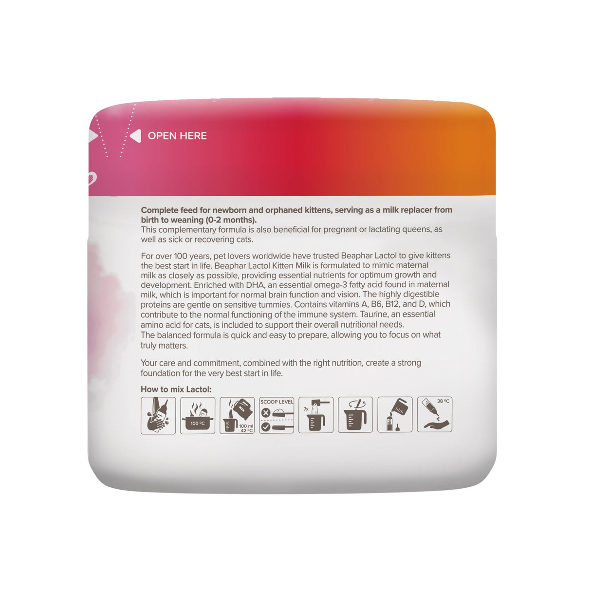 Beaphar Lactol Milk Replacer for Kittens – 250g, Beaphar,