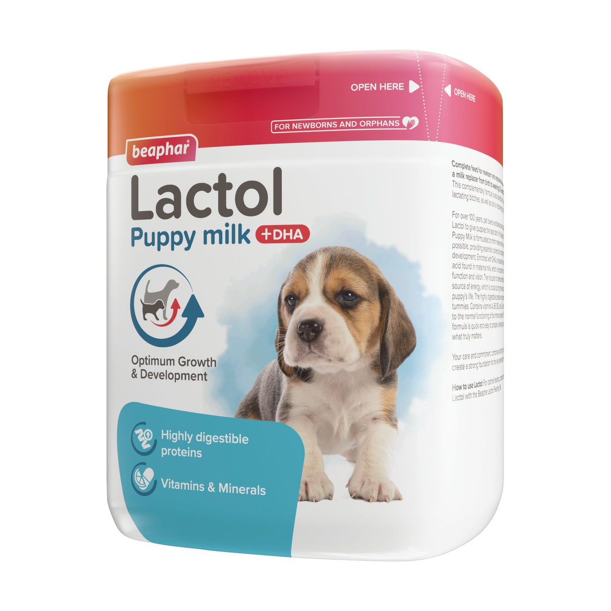 Beaphar Lactol Milk Replacer for Puppies, Beaphar, 500 g