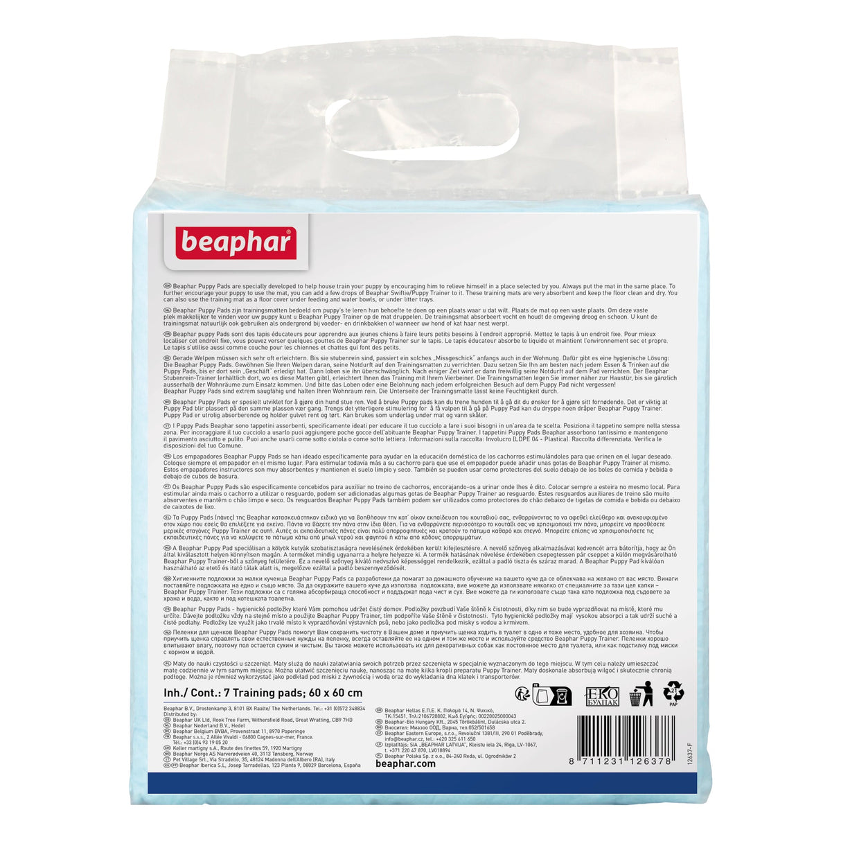 Beaphar Puppy Training Pads, Beaphar, 30 pads