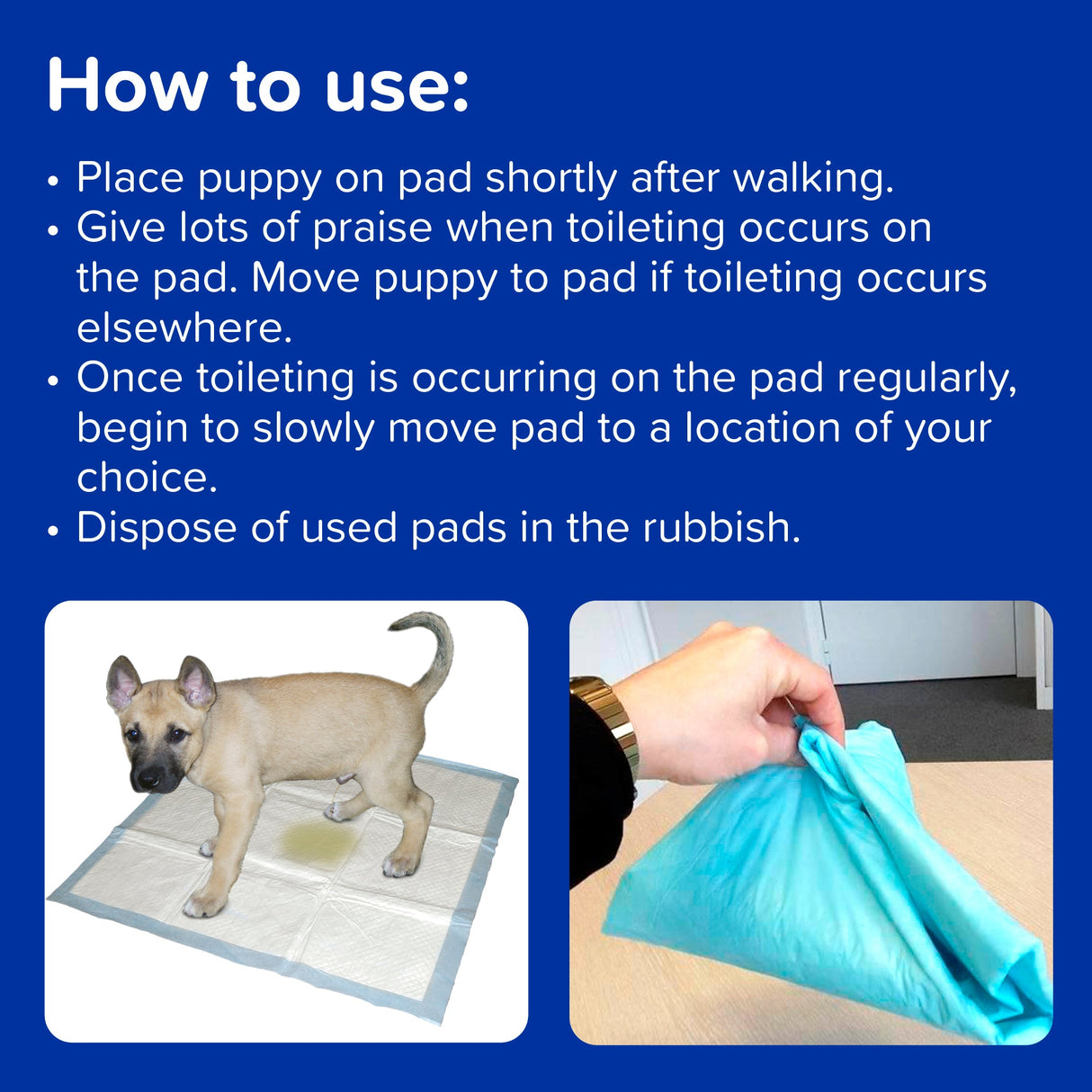 Beaphar Puppy Training Pads, Beaphar, 30 pads