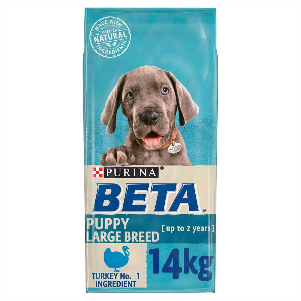 BETA Puppy Large Breed Turkey Dry Dog Food, PURINA BETA, 14 kg