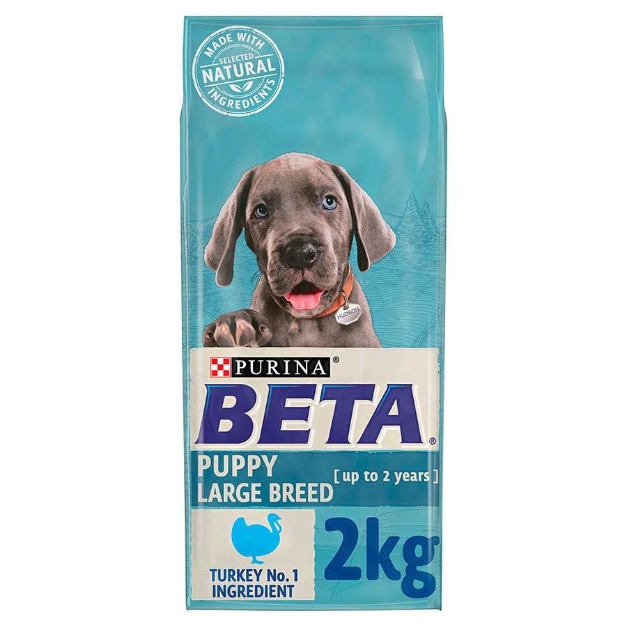 BETA Puppy Large Breed Turkey Dry Dog Food, PURINA BETA, 2 kg