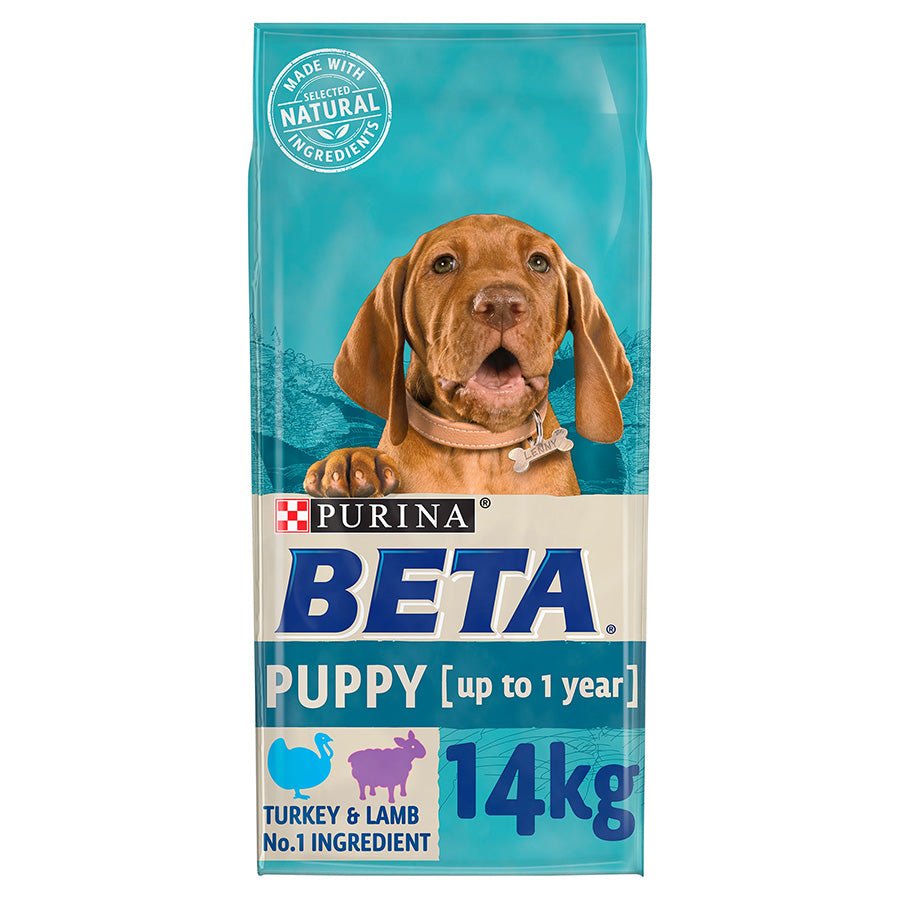 BETA Puppy Turkey & Lamb Dry Dog Food, PURINA BETA, 14 kg
