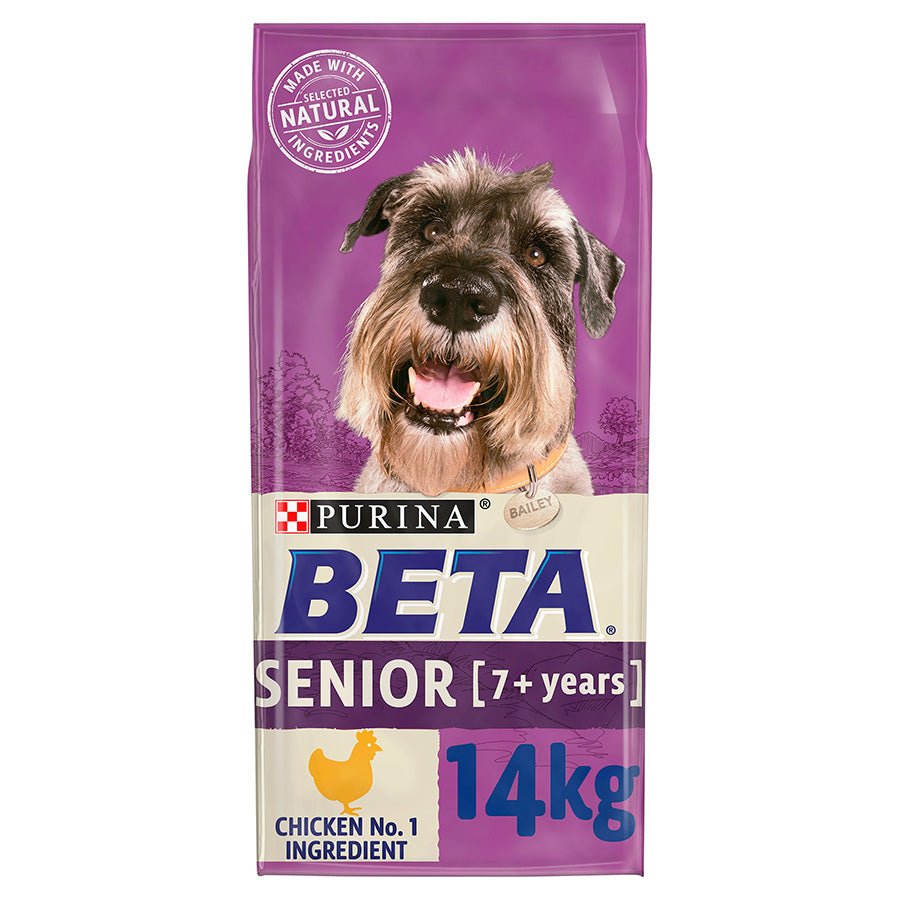 BETA Senior Chicken Dry Dog Food, PURINA BETA, 14 kg