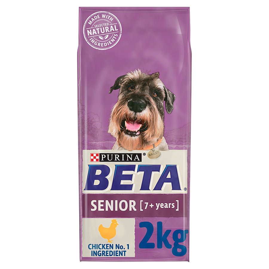 BETA Senior Chicken Dry Dog Food, PURINA BETA, 2 kg