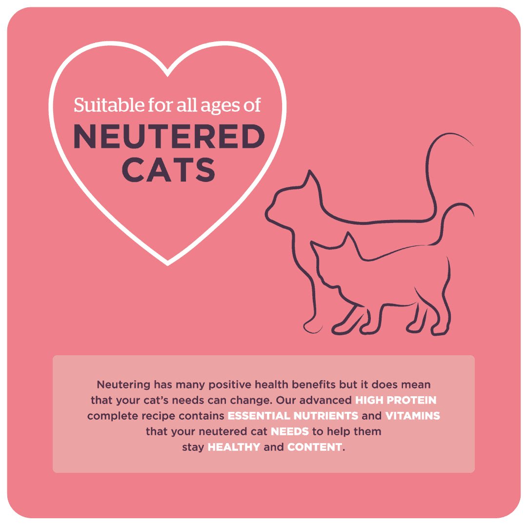 Burgess Neutered Cat with Chicken Dry Food, Burgess, 10 kg