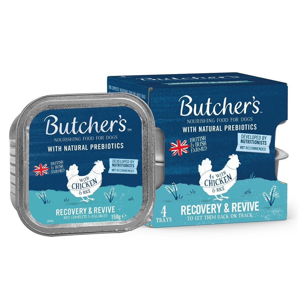 Butcher's Recovery & Revive Adult Wet Dog Food Trays 6x (4x150g), Butcher's,