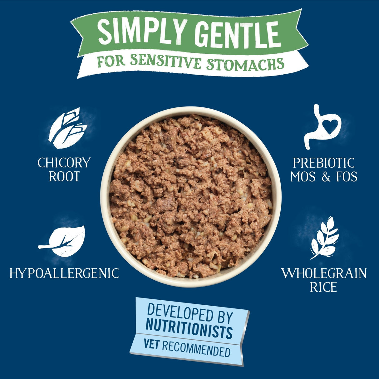 Butcher's Wholegrain Simply Gentle Wet Adult Dog Food Trays, Butcher's, 24 x 150g