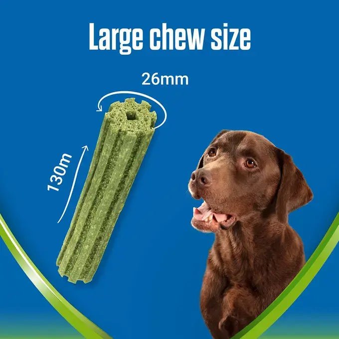 Dentalife ActivFresh Large Dog Treat Dental Chew, PURINA DentaLife, 24 Sticks (6 Packs)
