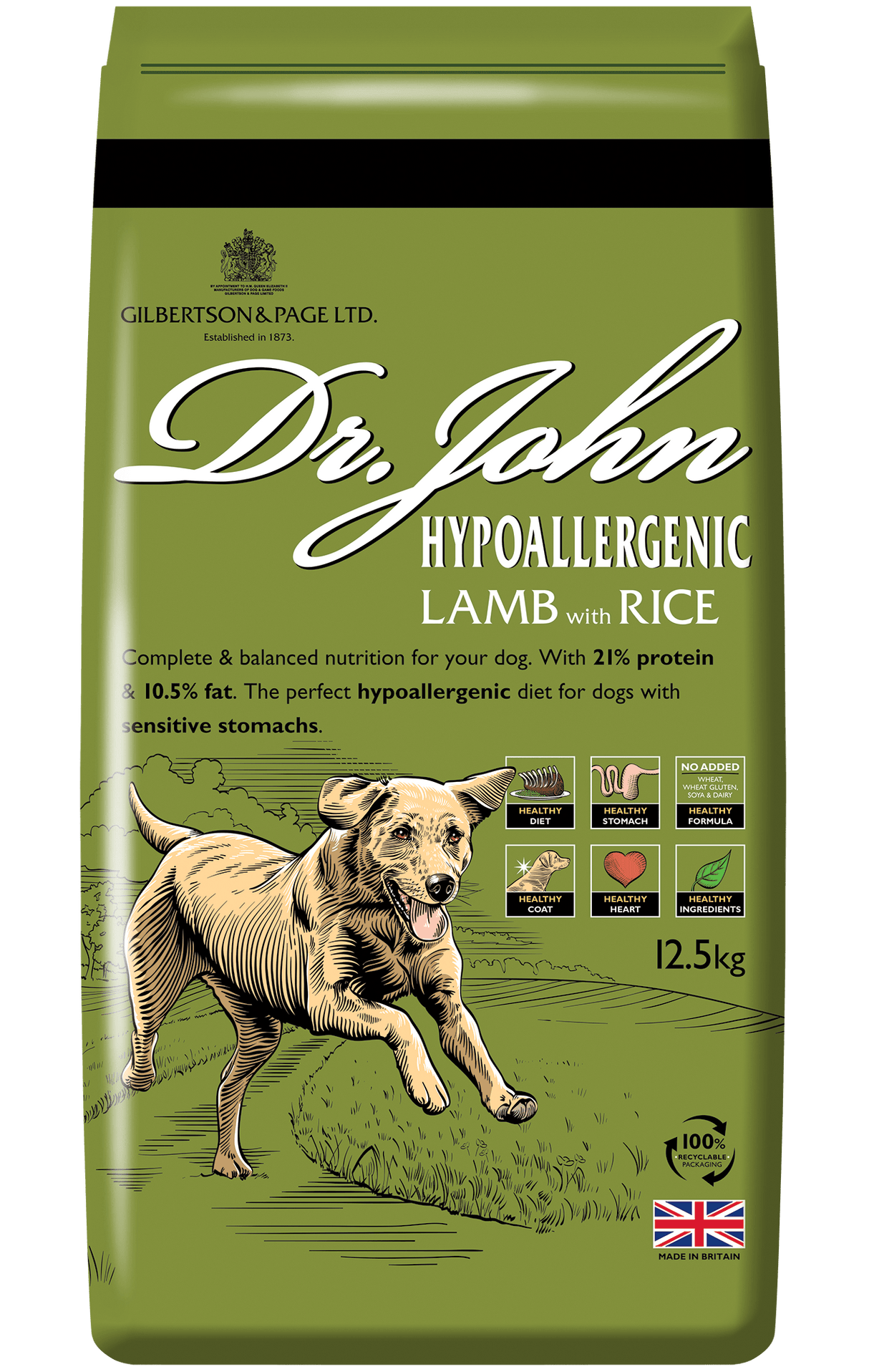 Dr John Hypoallergenic Lamb with Rice, Dr John, 12.5 kg
