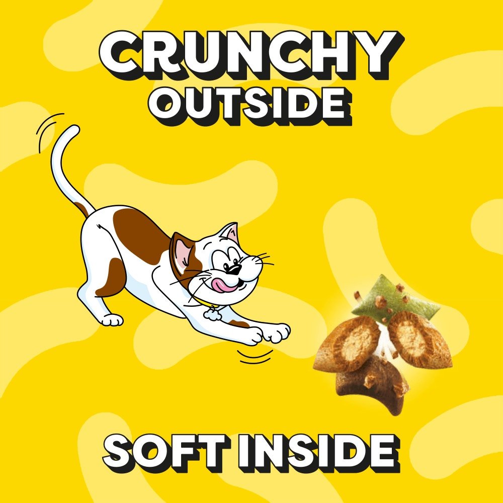 Dreamies Shakeups Rockin Roost Multivitamins Cat Treats Poultry & Catnip, Dreamies, 8 x 55g