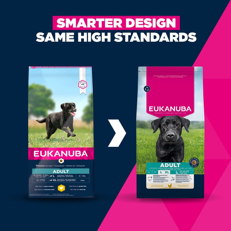 Eukanuba Adult Large Breed Fresh Chicken Dry Dog Food, Eukanuba, 12 kg