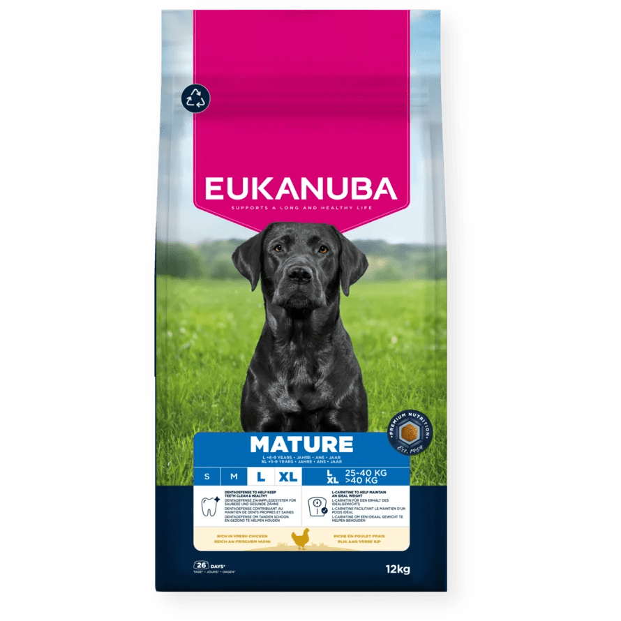 Eukanuba Mature Large Breed Fresh Chicken Dry Dog Food - 12 kg, Eukanuba,