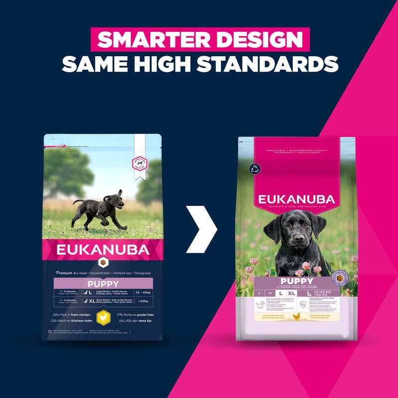 Eukanuba Puppy Large Breed Fresh Chicken Dry Dog Food, Eukanuba, 12 kg