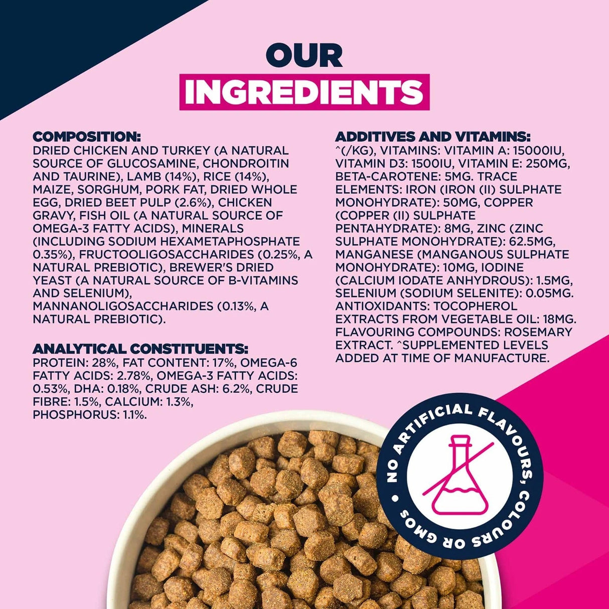 Eukanuba Puppy Small/Medium Breed Lamb & Rice Dry Dog Food, Eukanuba, 3 x 3 kg