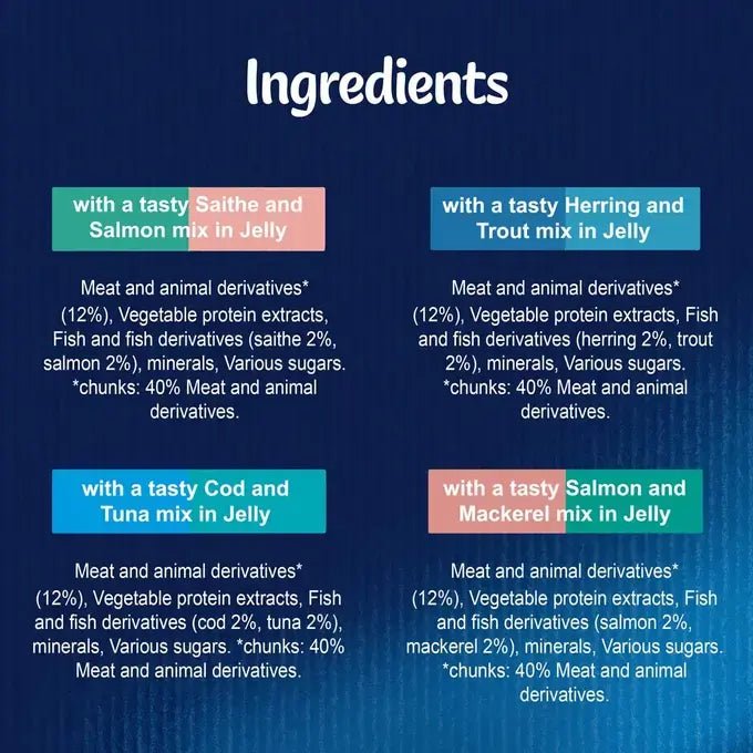 Felix Doubly Delicious Ocean Recipes in Jelly Wet Cat Food - 48 x 85g, Felix,