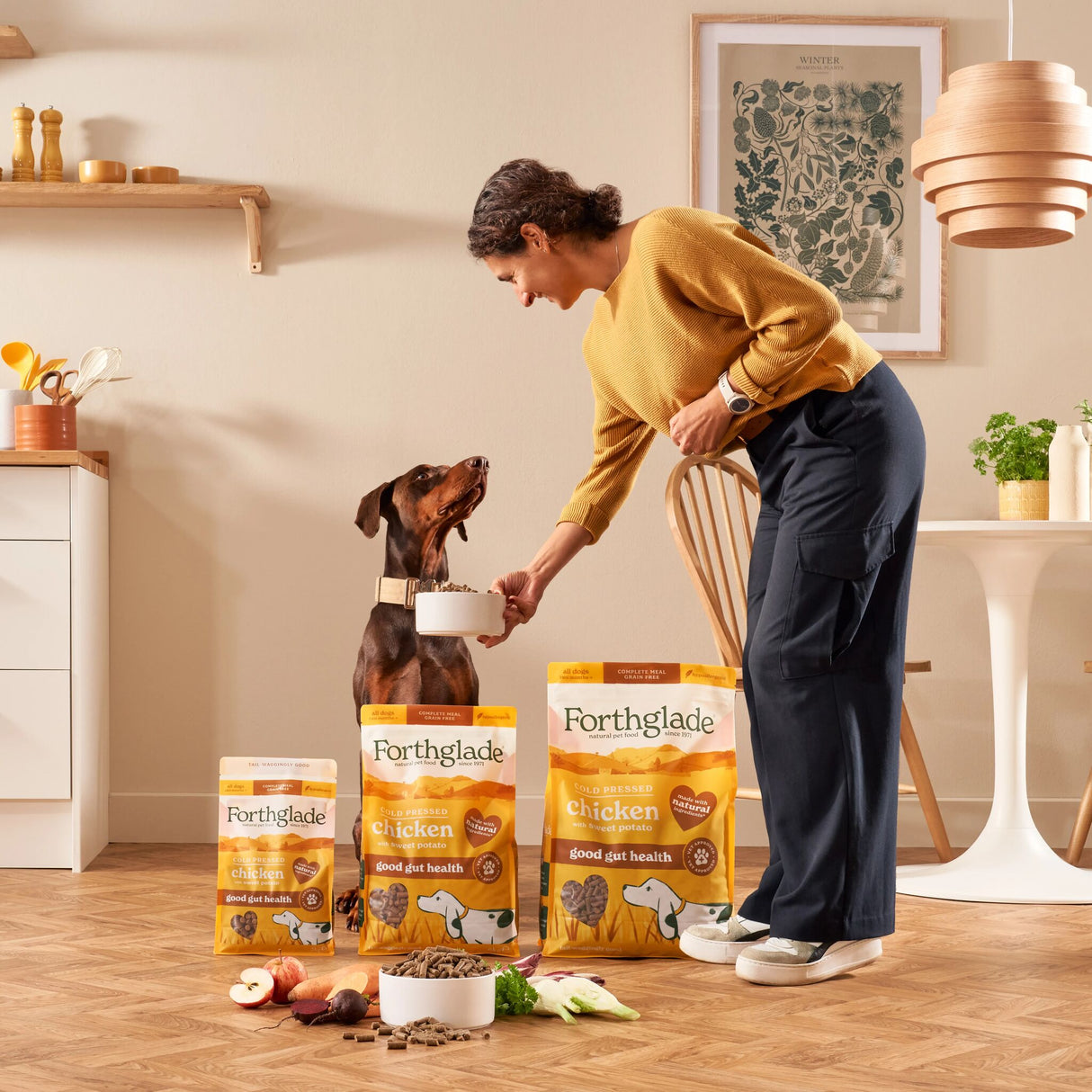 Forthglade Cold Pressed Chicken Grain Free Dry Dog Food, Forthglade, 10 kg