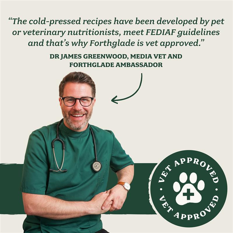 Forthglade Cold Pressed Turkey Grain Free Dry Dog Food, Forthglade, 10 kg