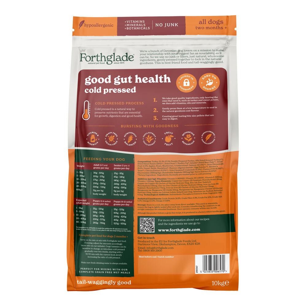 Forthglade Cold Pressed Turkey Grain Free Dry Dog Food, Forthglade, 10 kg