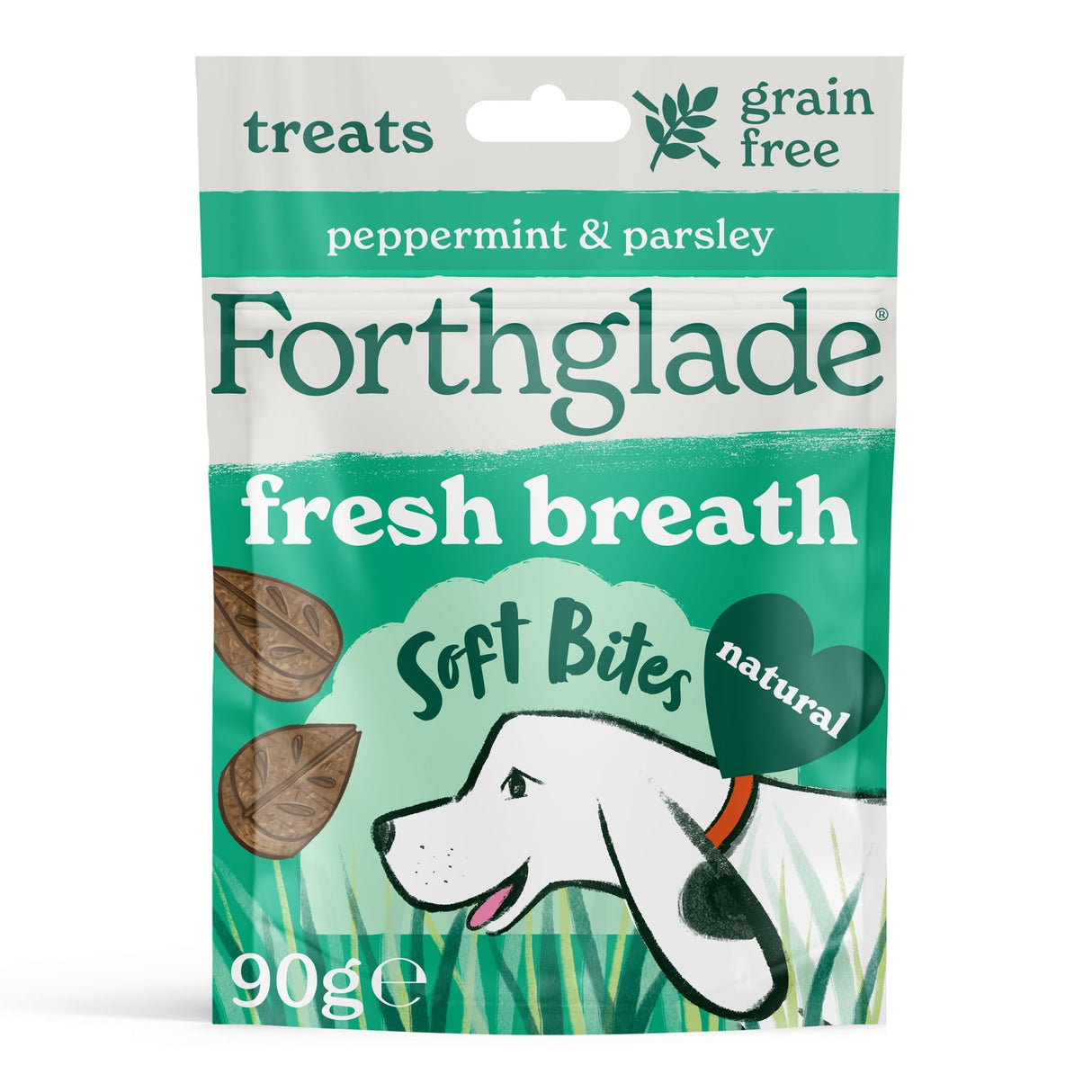 Forthglade Fresh Breath Peppermint & Parsley Dog Treats - 8 x 90g Packs, Forthglade,