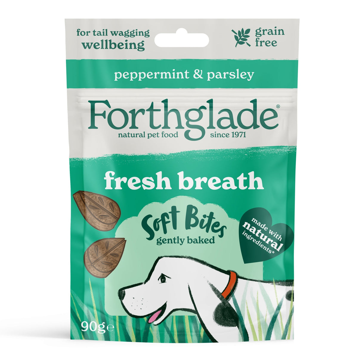 Forthglade Fresh Breath Peppermint & Parsley Dog Treats - 8 x 90g Packs, Forthglade,