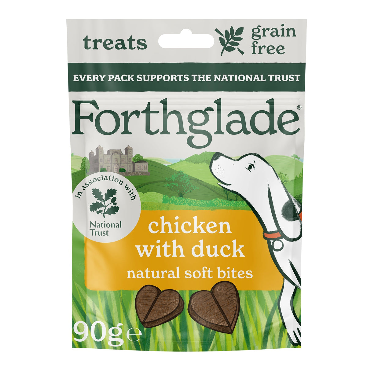 Forthglade National Trust Chicken & Duck Dog Treats - 8 x 90g, Forthglade,