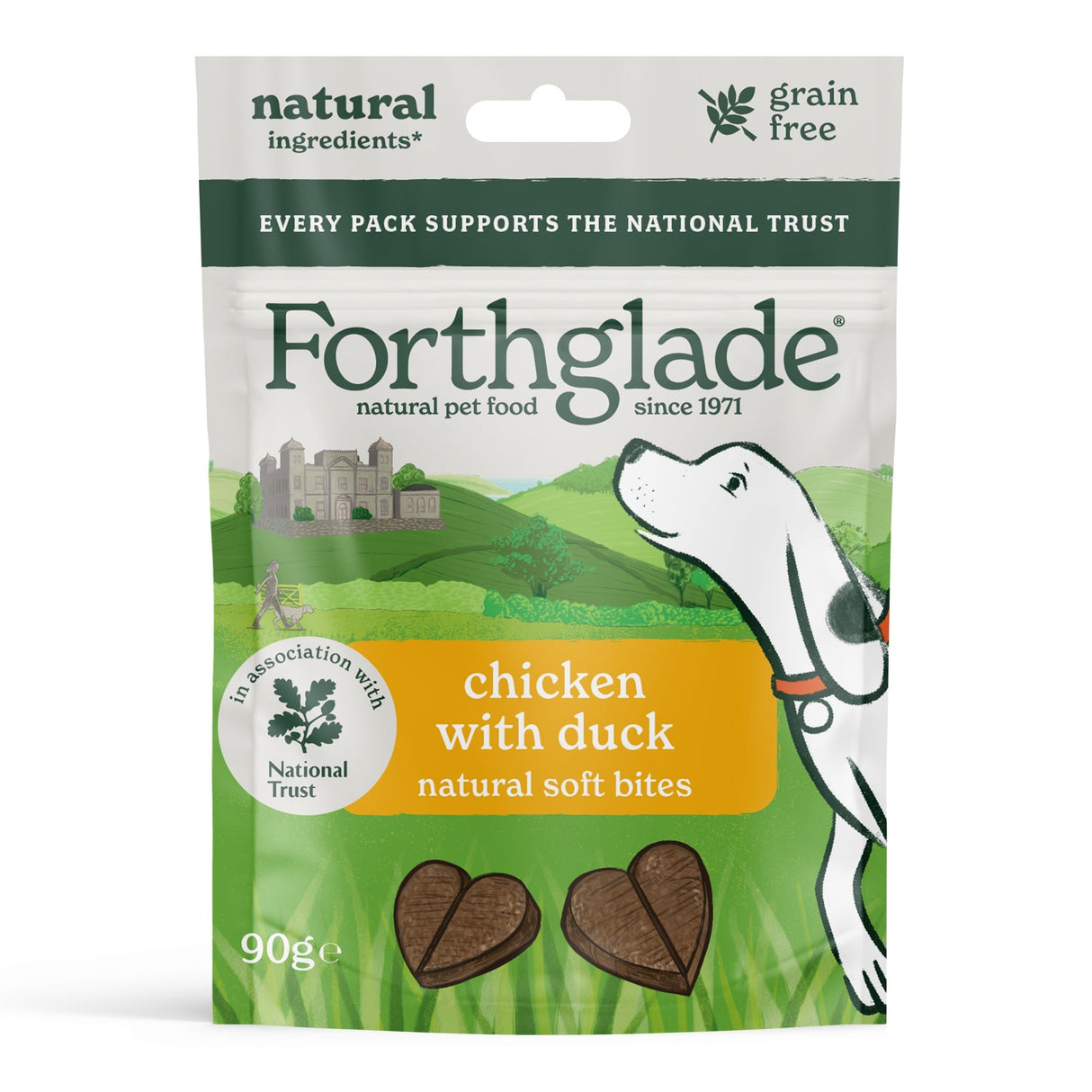 Forthglade National Trust Chicken & Duck Dog Treats - 8 x 90g, Forthglade,