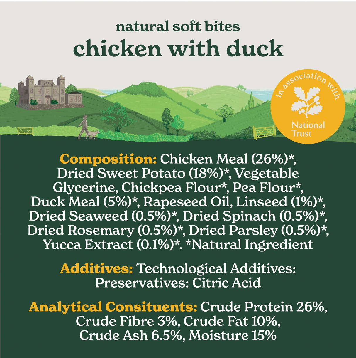 Forthglade National Trust Chicken & Duck Dog Treats - 8 x 90g, Forthglade,
