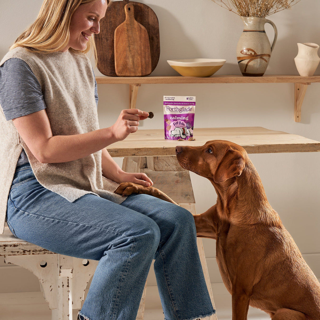 Forthglade Soft Bites Calming Dog Treats With Camomile & Lavender - 8 x 90g, Forthglade,