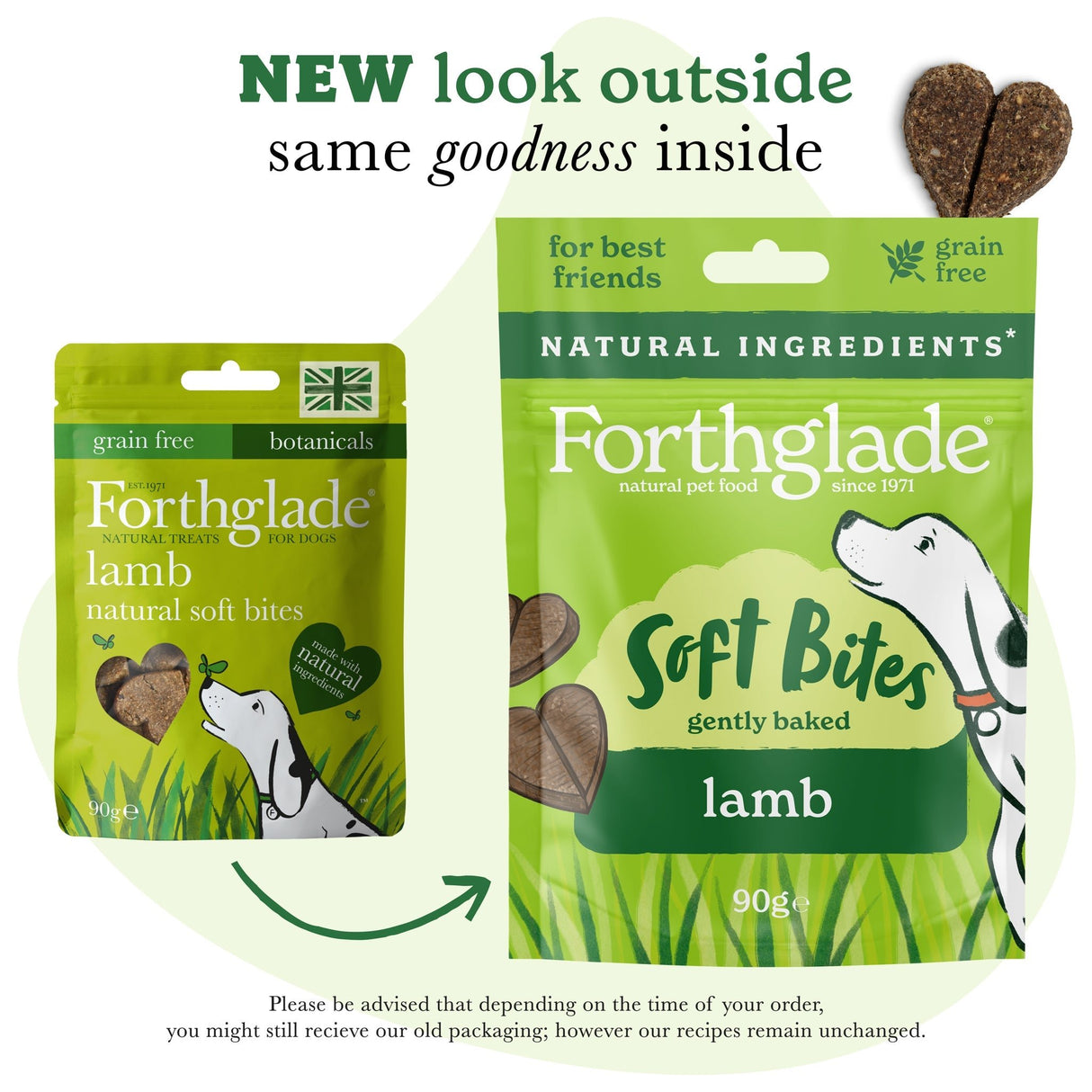 Forthglade Soft Bites Lamb Dog Treats - 8 x 90g, Forthglade,