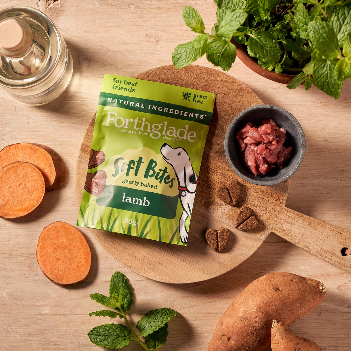 Forthglade Soft Bites Lamb Dog Treats - 8 x 90g, Forthglade,