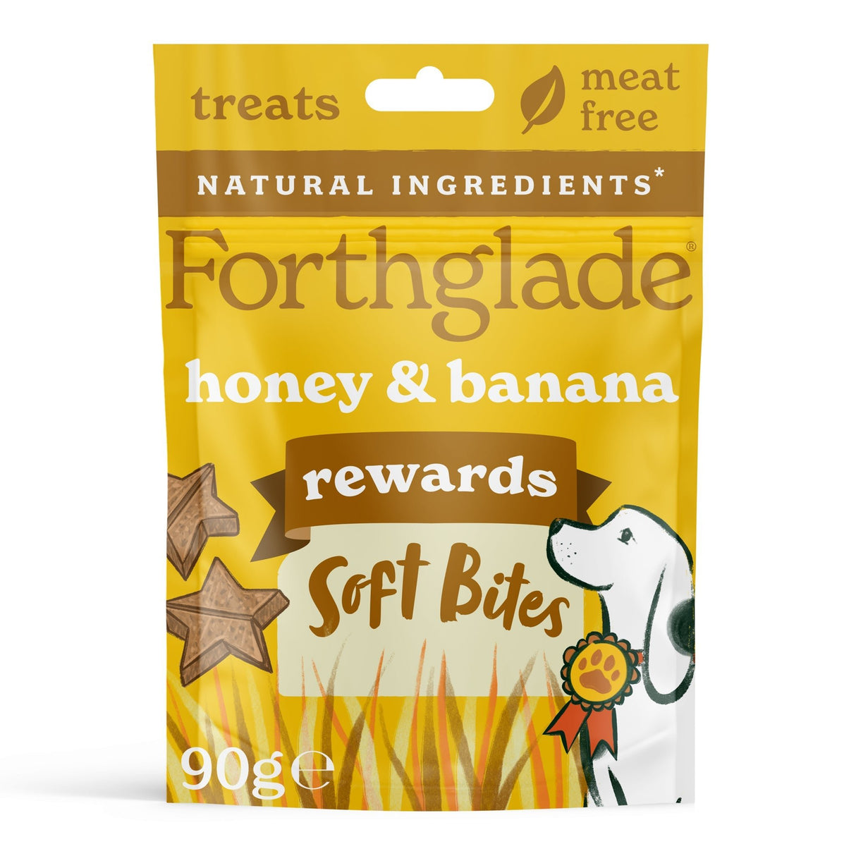 Forthglade Soft Bites Rewards Honey & Banana dog Training Treats - 8 x 90g, Forthglade,