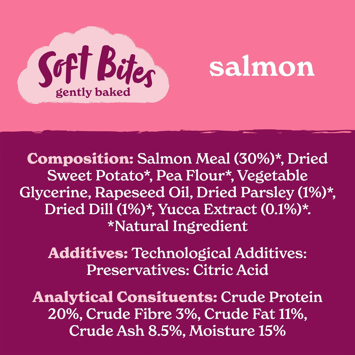 Forthglade Soft Bites Salmon Dog Treats - 8 x 90g, Forthglade,