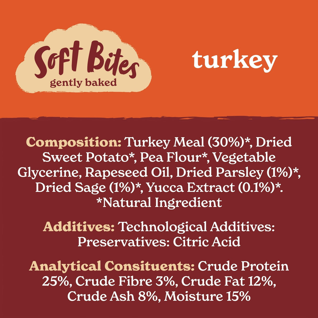 Forthglade Soft Bites Turkey Dog Treats - 8 x 90g, Forthglade,