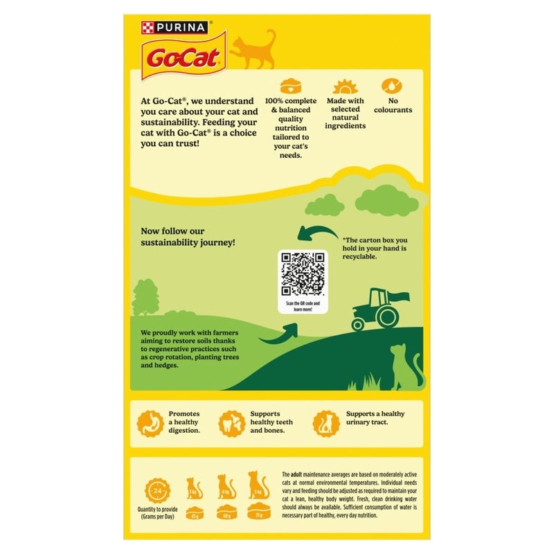 Go - Cat Chicken & Duck Dry Adult Cat Food, Go - Cat, 10 kg