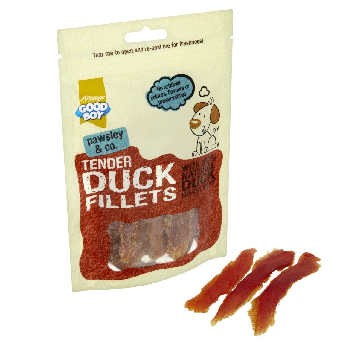 Good Boy Tender Duck Fillets Dog Treats, Good Boy, 10 x 80 g