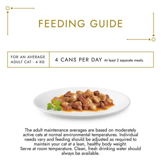 Gourmet Gold Chunks in Gravy Collection Wet Cat Food - 6 Boxes of (8x85g), Gourmet,