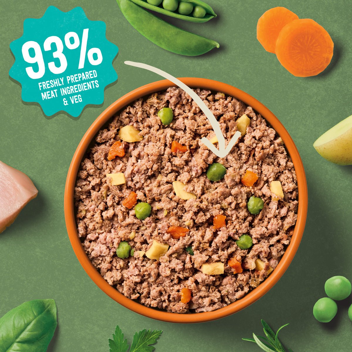 Harringtons Puppy Chicken with Veg Grain Free Wet Food Trays - 8 x 380g, Harringtons,