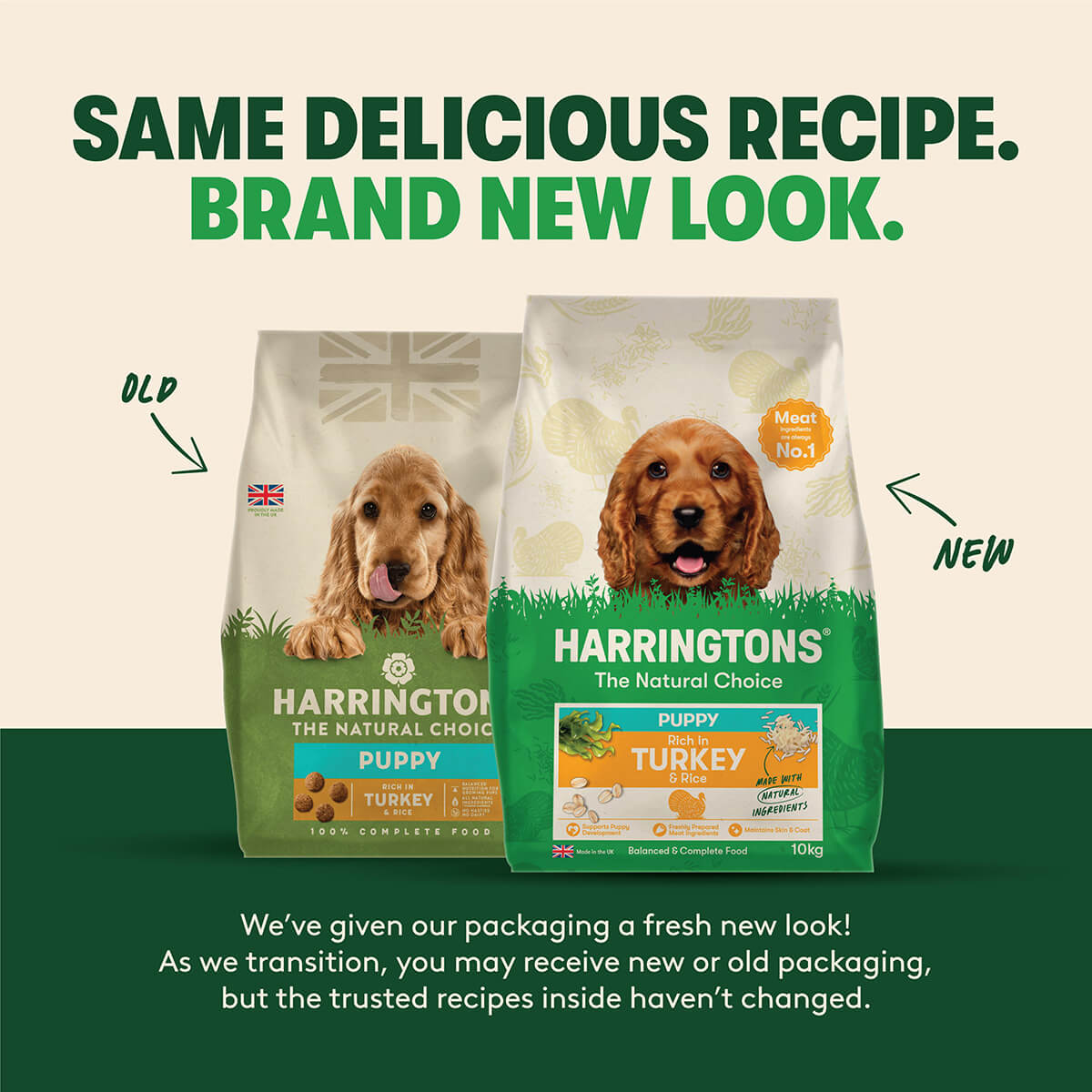 Harringtons Puppy Rich in Turkey & Rice Dry Food, Harringtons, 10 kg