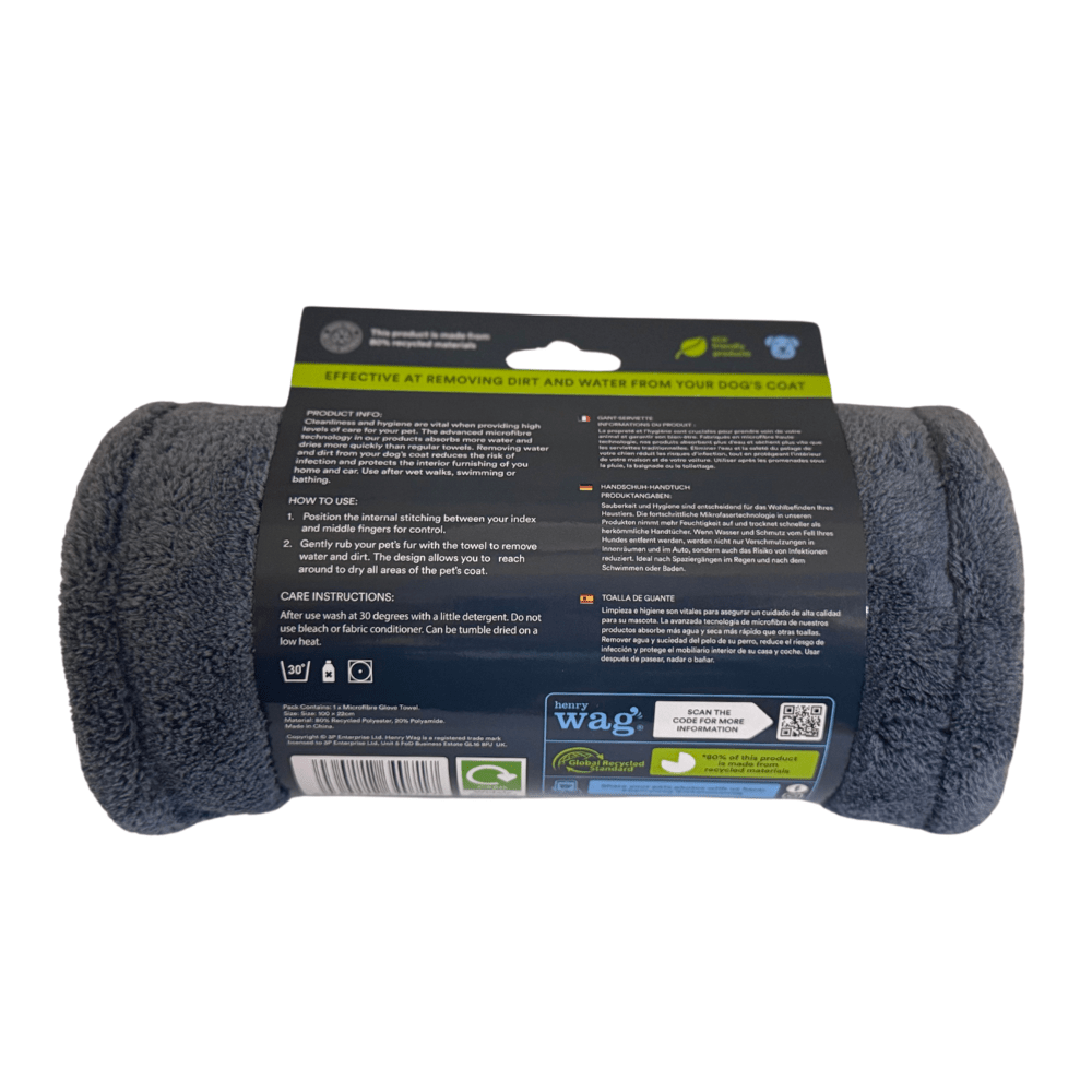 Henry Wag Microfibre Cleaning Glove Towel, Henry Wag,