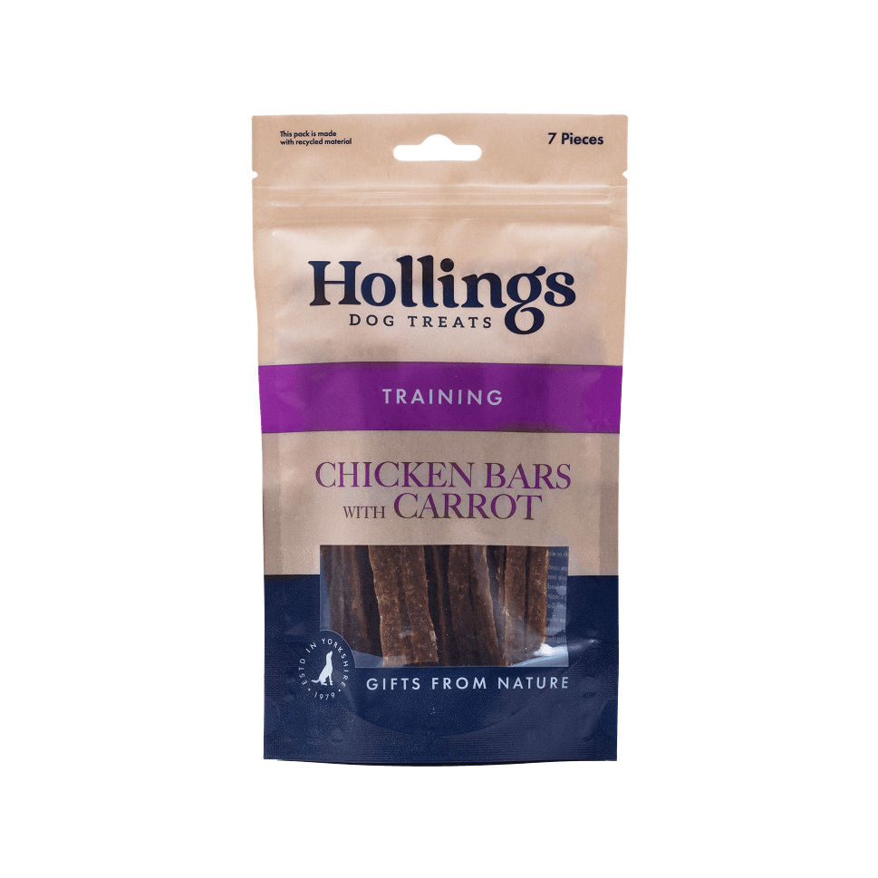 Hollings Chicken Bars with Carrot - 70 Bars (10x7 pack), Hollings,