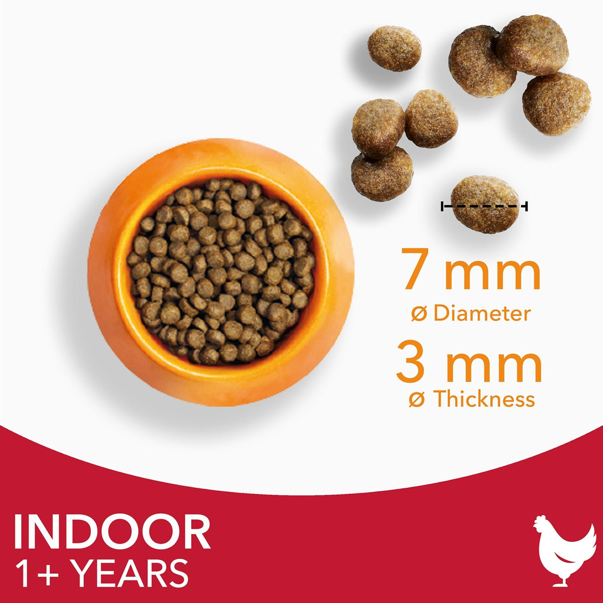 IAMS Adult Cat Indoor Dry Food with Fresh Chicken - 2 x 2kg, IAMS,