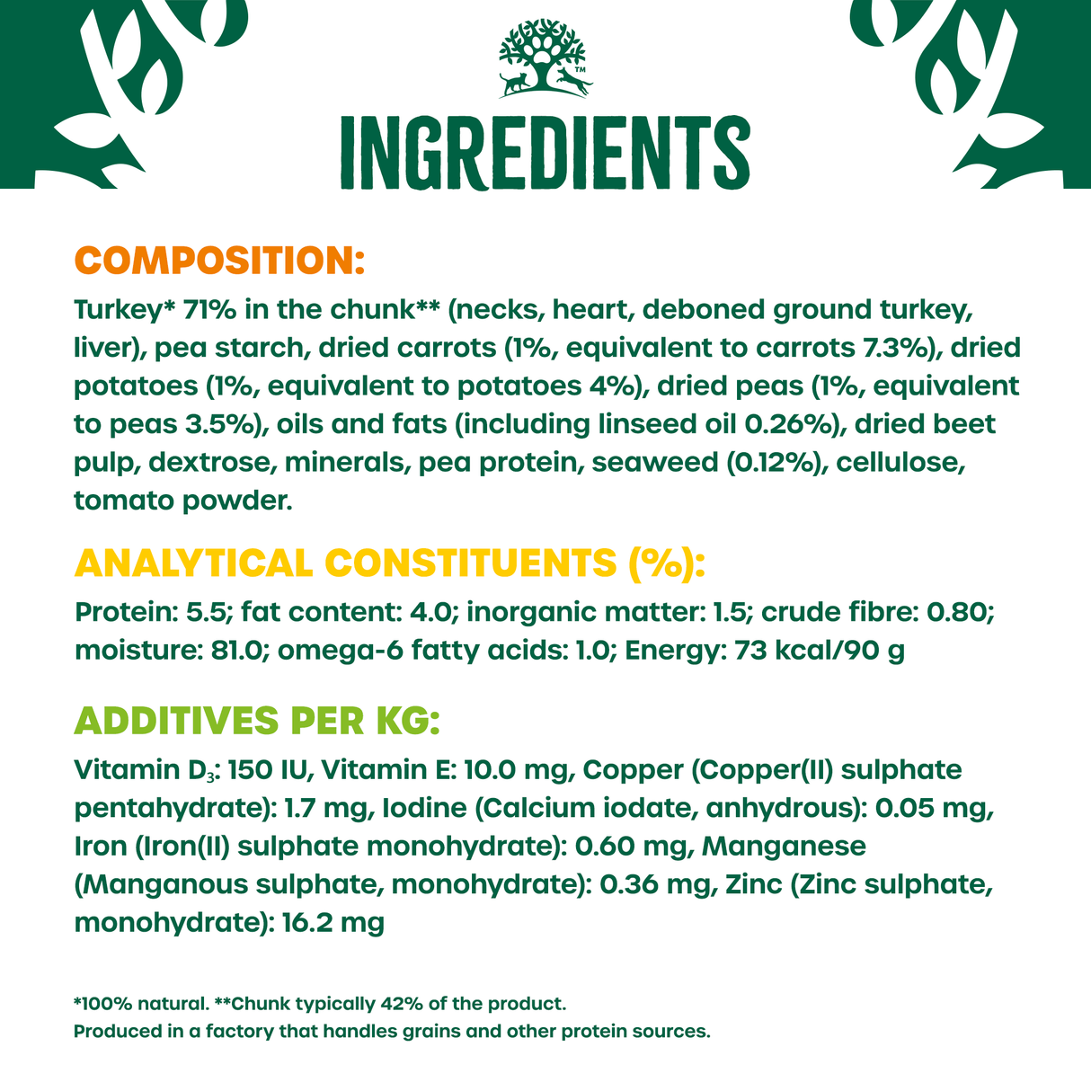 James Wellbeloved Adult Dog Grain Free Turkey in Gravy 48 x 90g Pouches, James Wellbeloved,